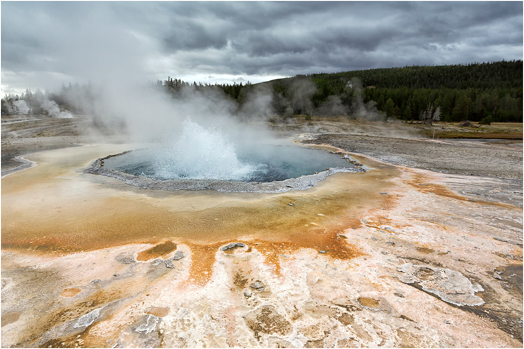 Crested Pool, Upper Geyser Basin, Yellowstone NP