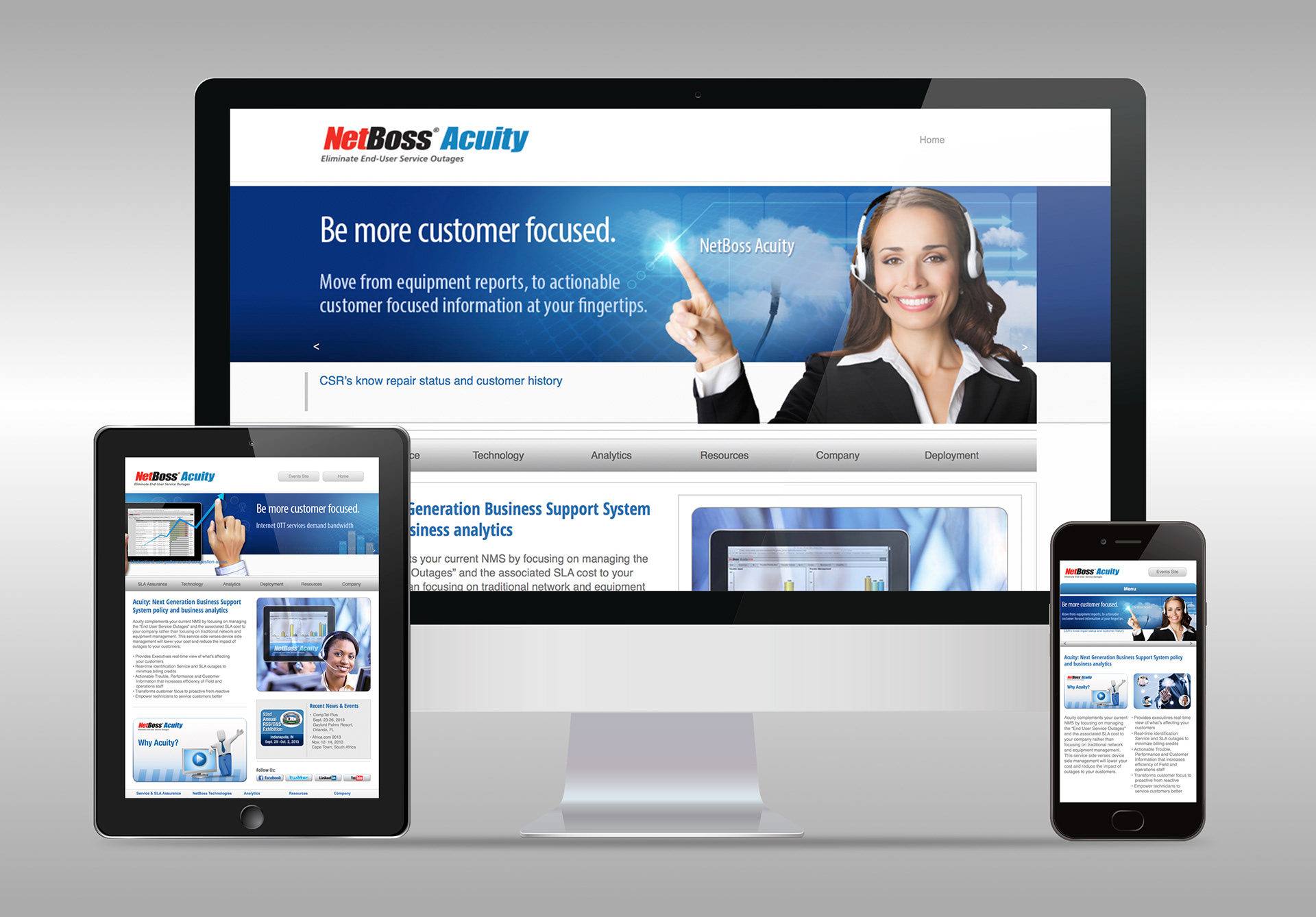 NetBoss Acuity Website