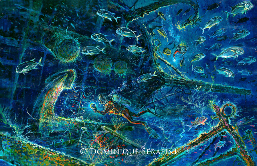 The Windjammer, Bonaire by Dominique Serafini