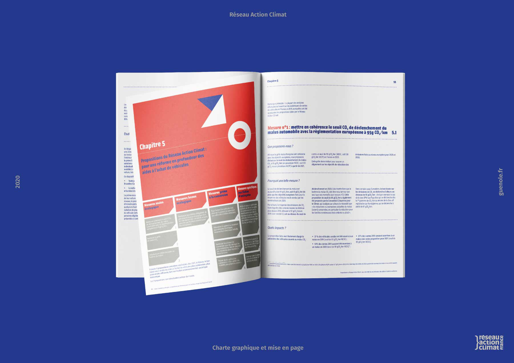 Création de la charte graphique et mise en page de l'étude