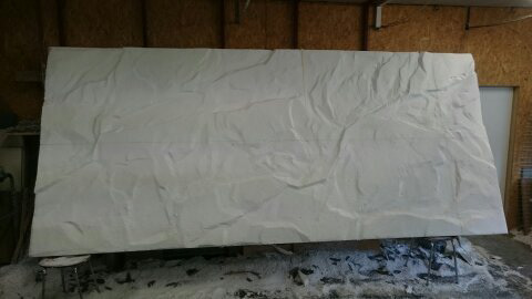 Polystyren model of rock. Created for atelier MP