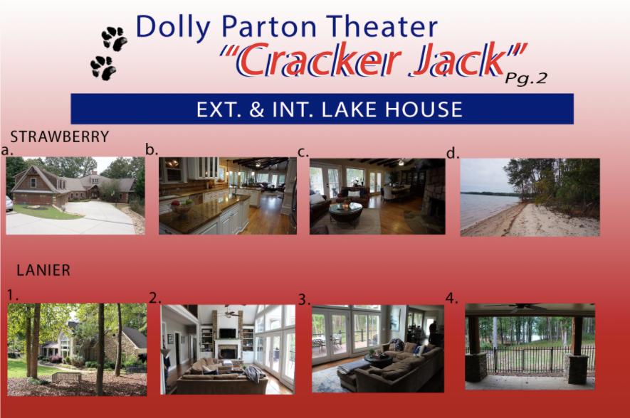 EXTERIOR AND INTERIOR LAKE HOUSE