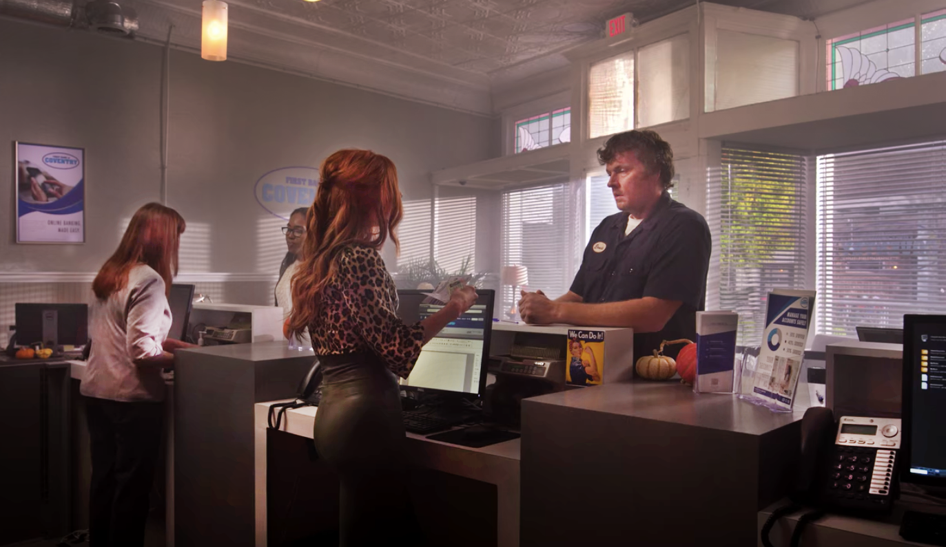 INTERIOR BANK LOCATION SET