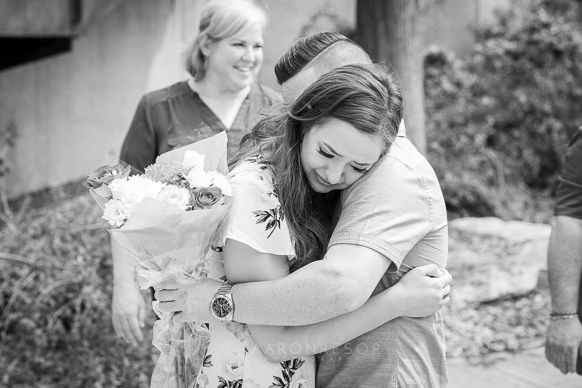 Engagement Photos taken in San Antonio, TX by wedding photographer Aaron Resop