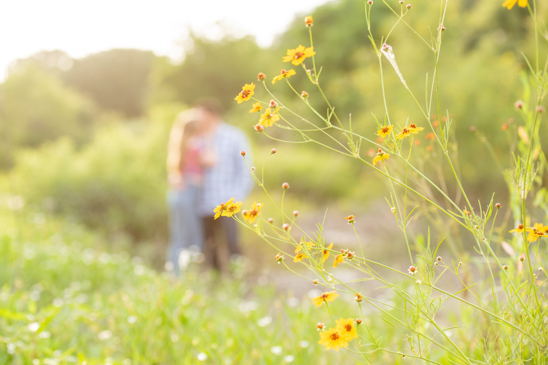 Engagement Photos taken in Cibolo, TX by wedding photographer Aaron Resop