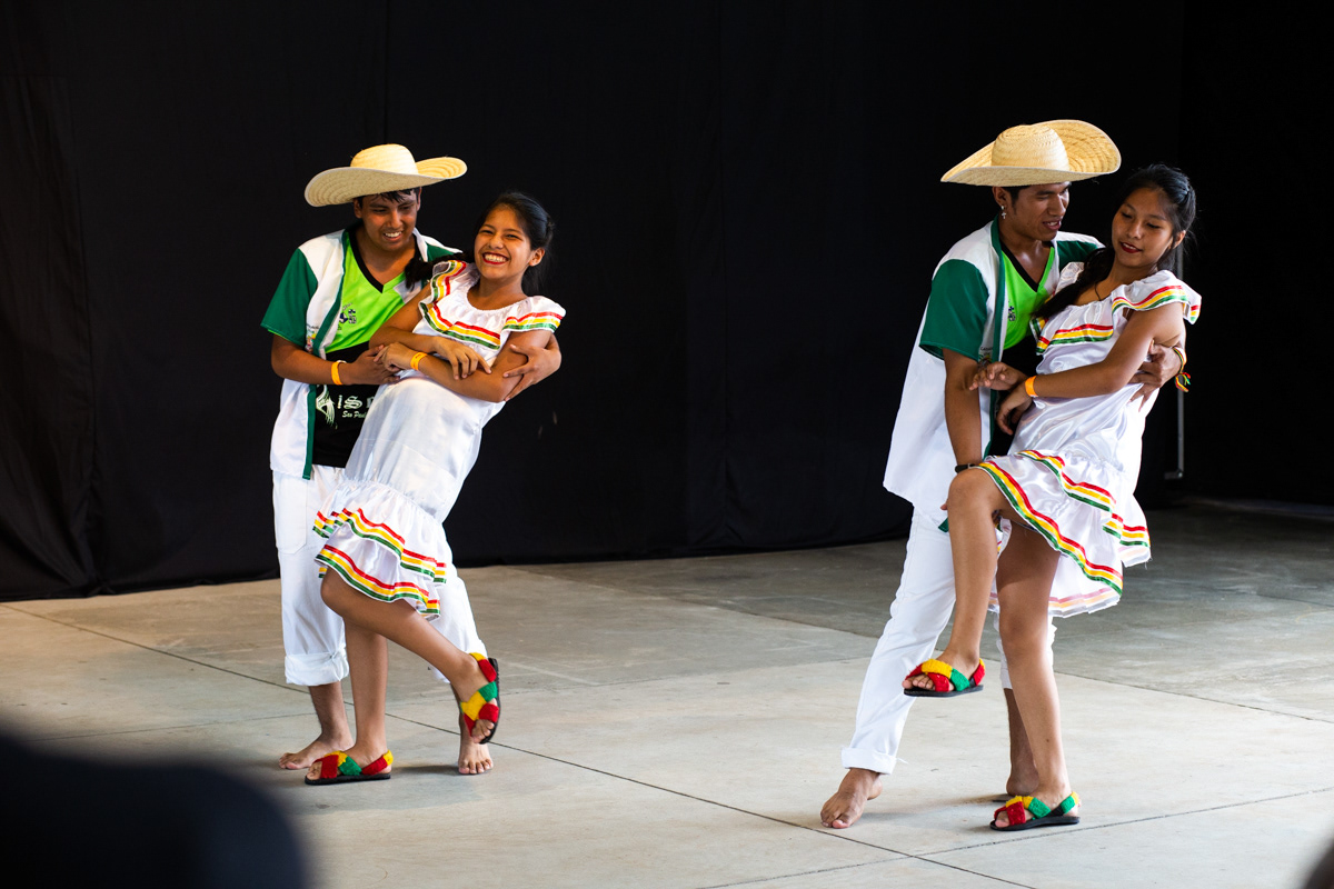 Carnaval com Fraternidad Tinkus Wayna Lisos (BO). Sesc Campo Limpo, 2019.