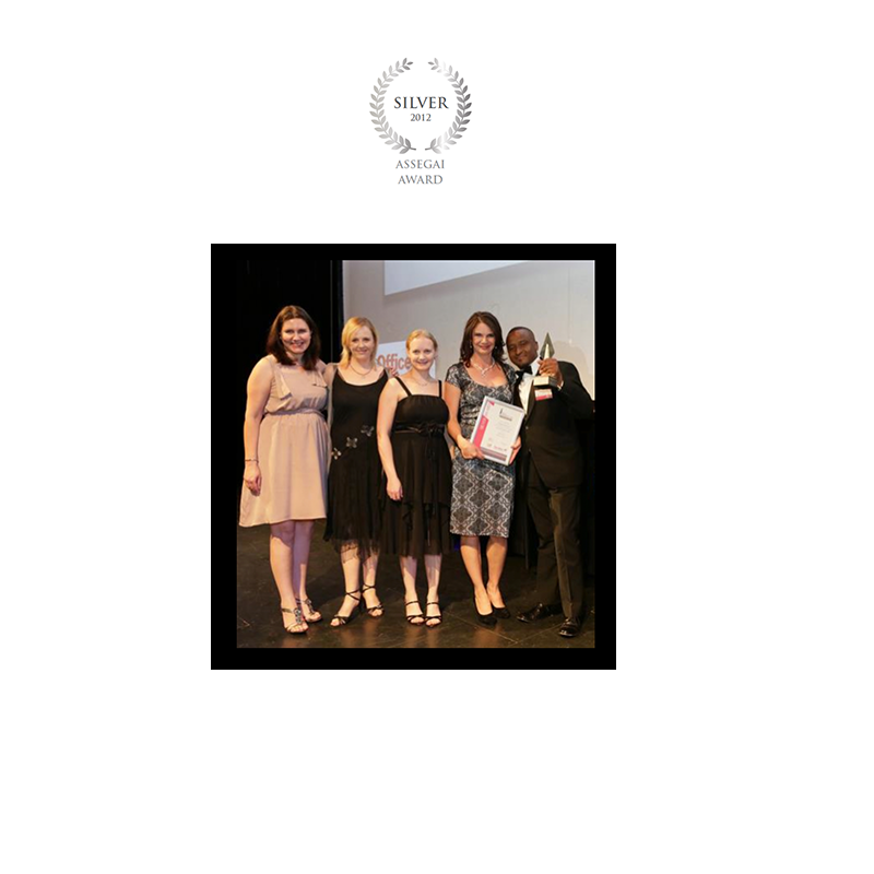 Team Stratitude, Lucy, Reinette, Me, Sylvia and our client Bongani, from Telkom