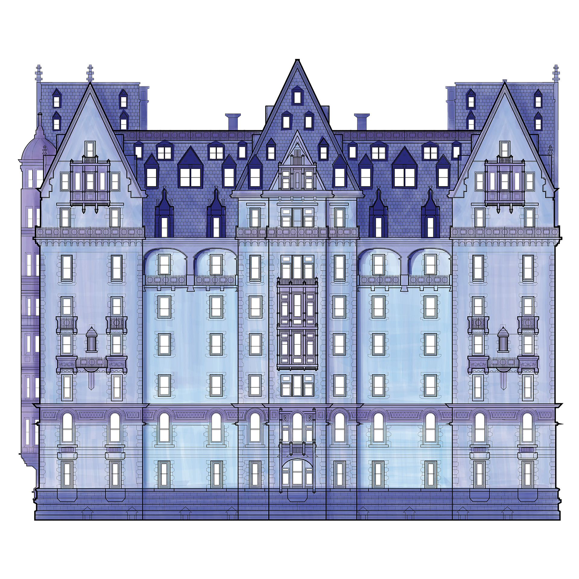 Architectural Color Illustration