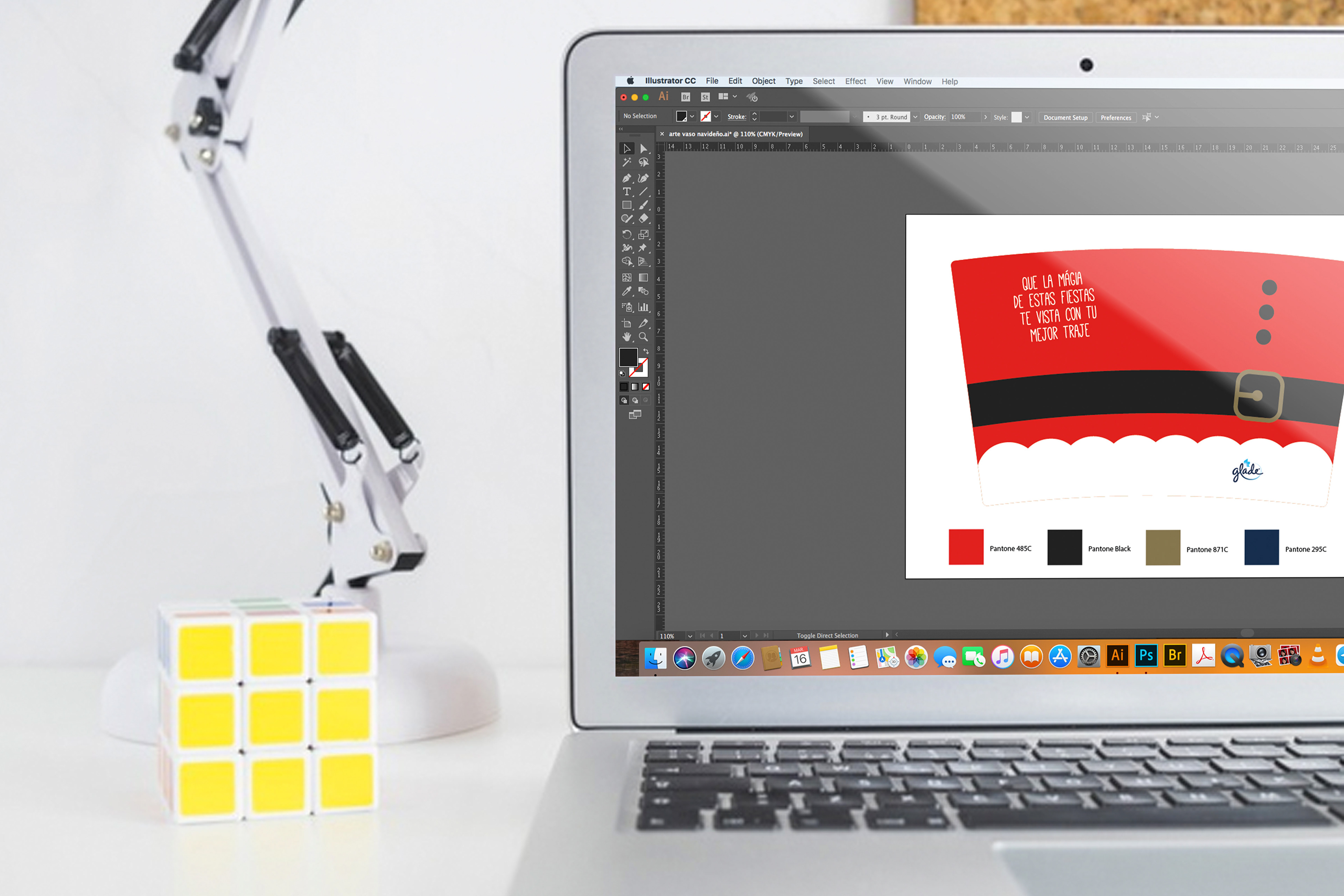 Diseño abierto para producción y colores.