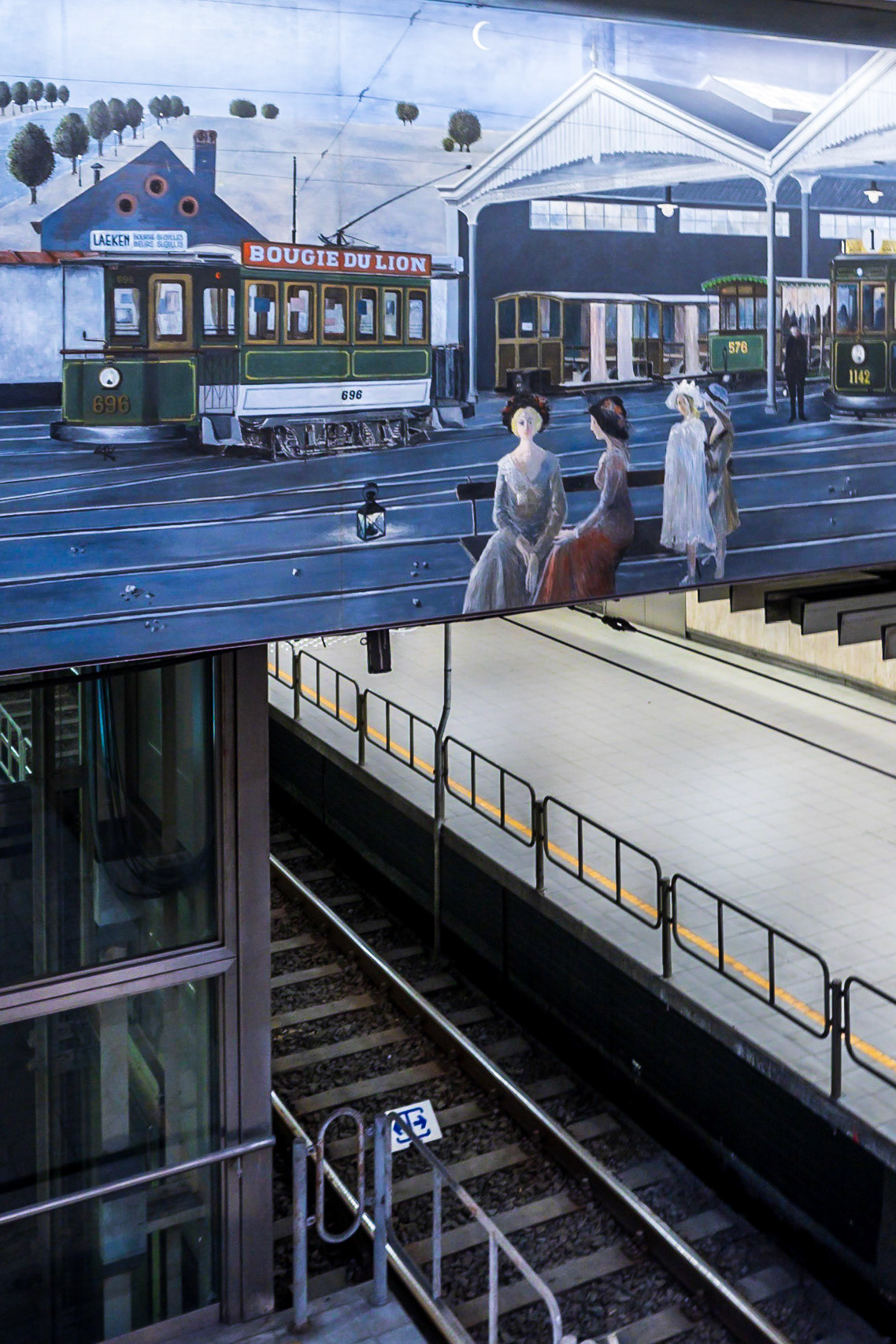 Brussels, De Brouckère Station