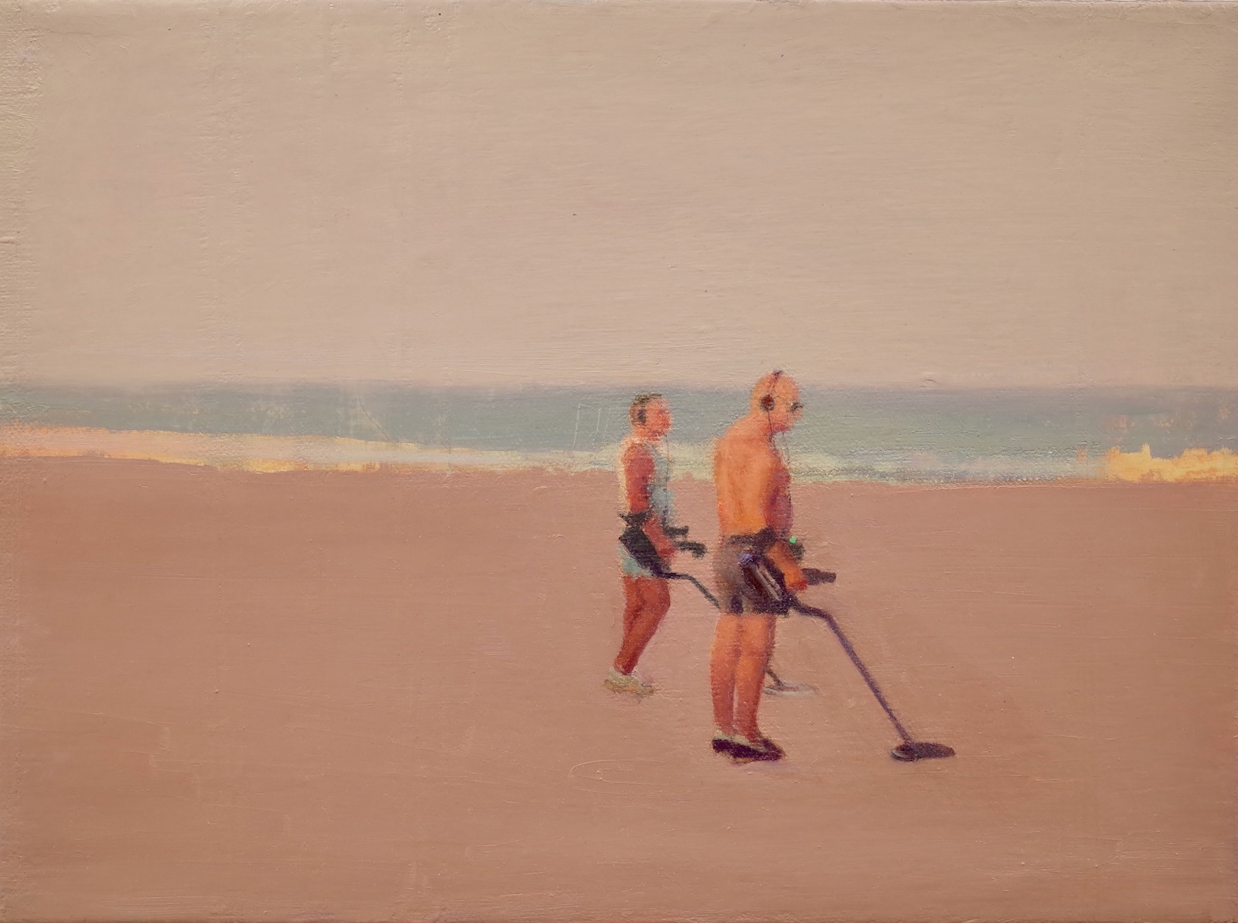 Ping! 2, 2011, 8”x 8”, oil on canvas