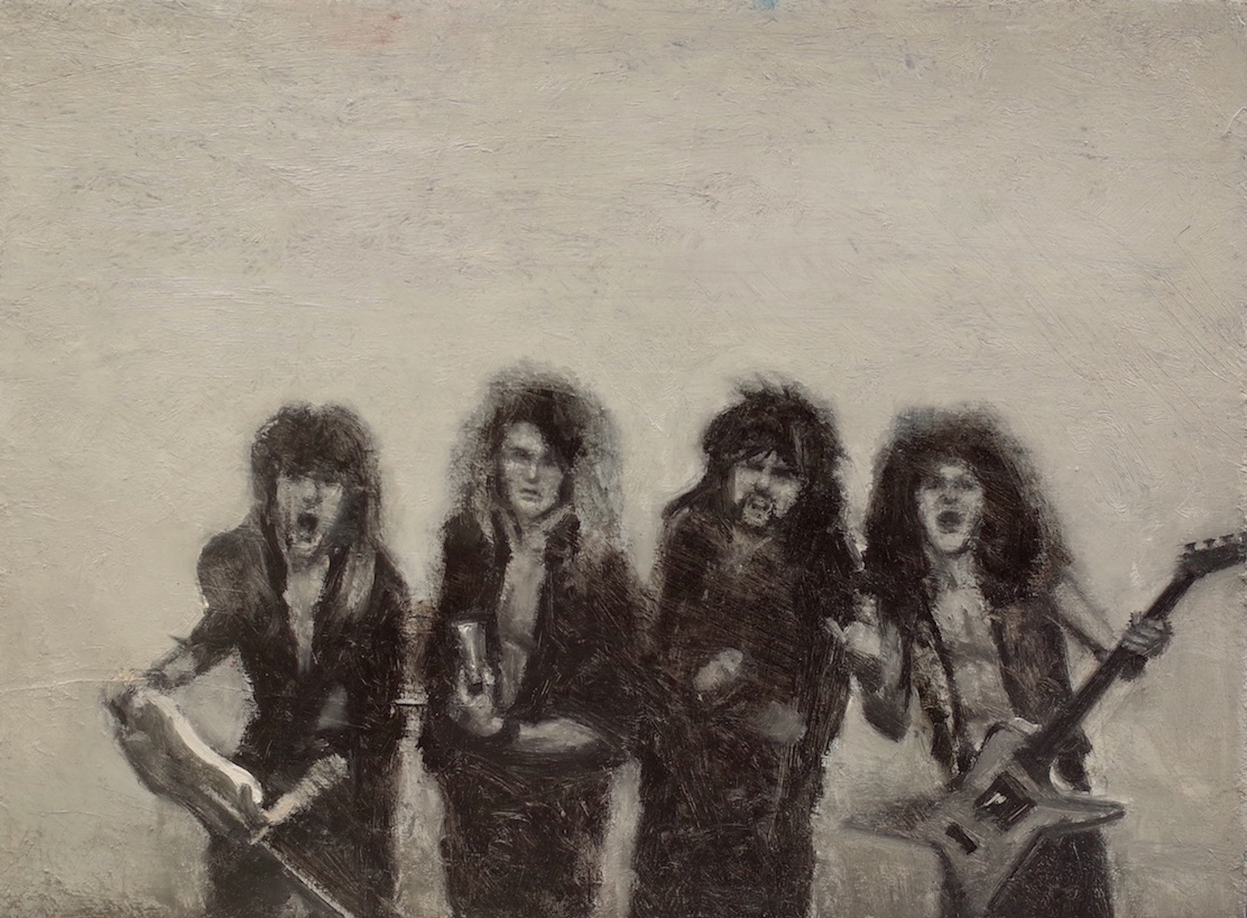 Hair Band, 2014, 6”x 8”, oil on canvas