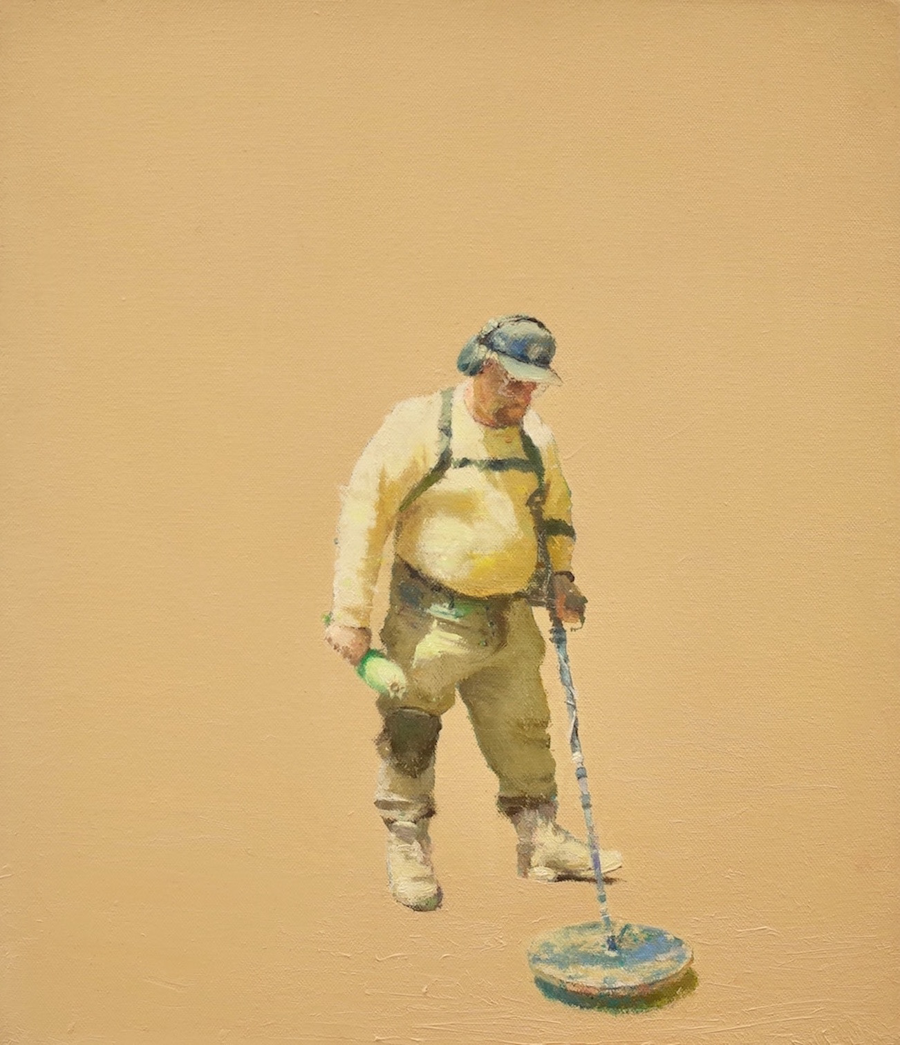 Coinhound, 2016, 14” x 12”, oil on canvas