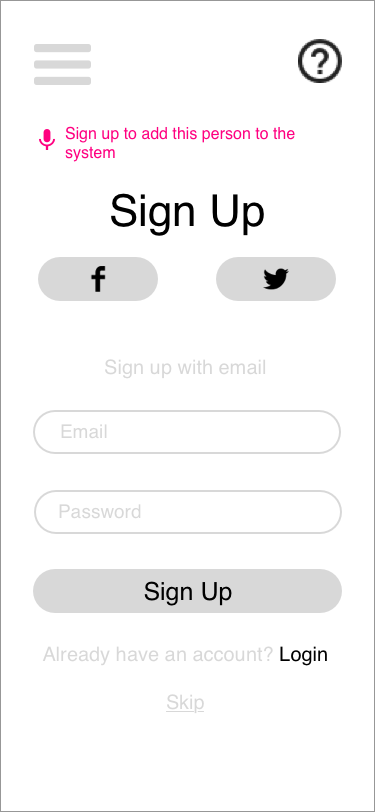 Sign Up / Sign In