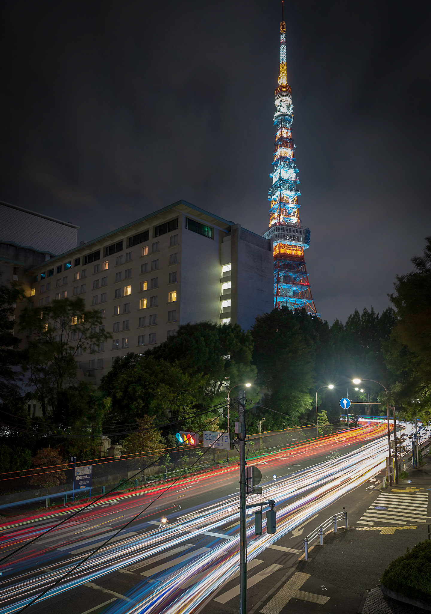 120 - Tokyo - Light Trails at Tokyo Tower
