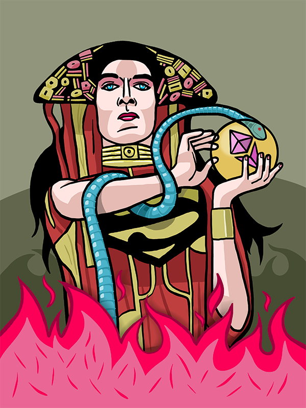 Ceiling of blockchain - 90 x 120 / Fine art print ( 2021 )