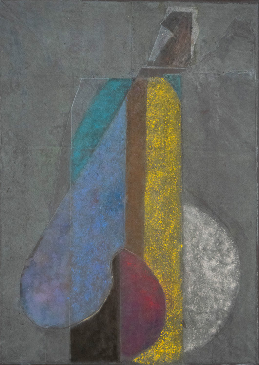 Klarika (1984) Monotype and mixed media, 17 x 12 inches