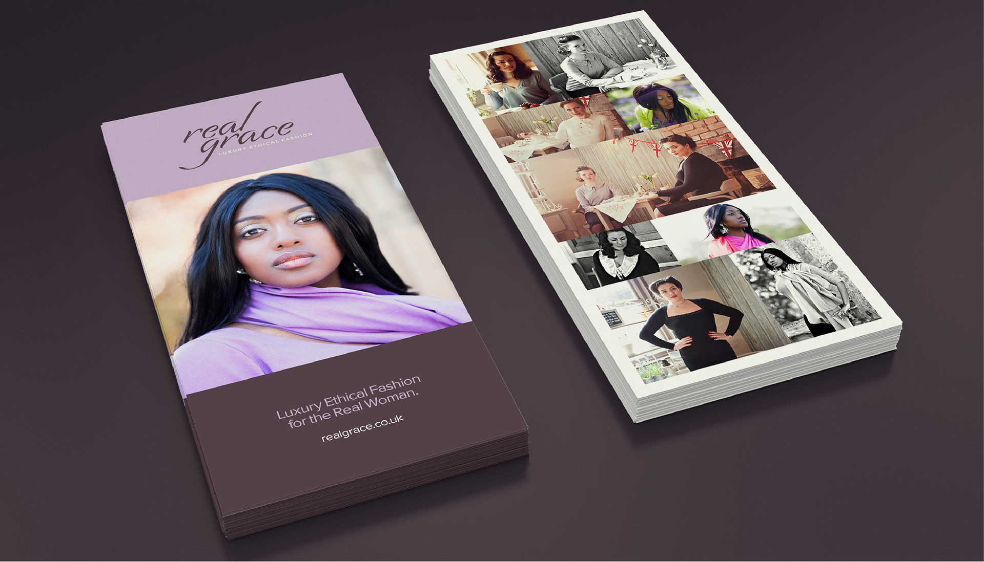 Image showing Real Grace leaflet design example