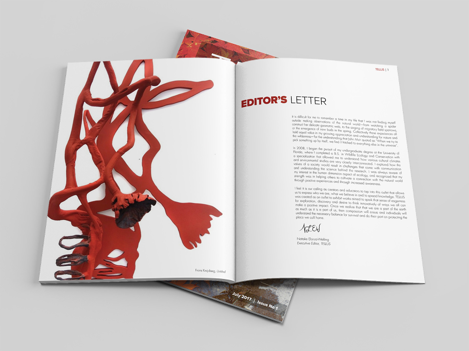 Tellus Magazine Spread
