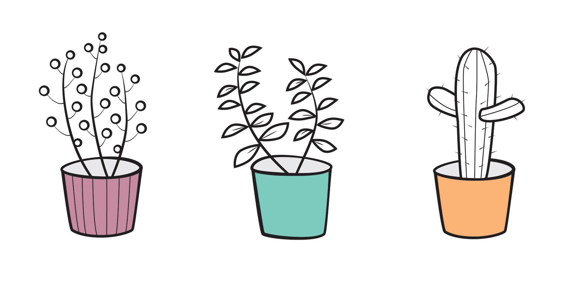 Plant pot graphics