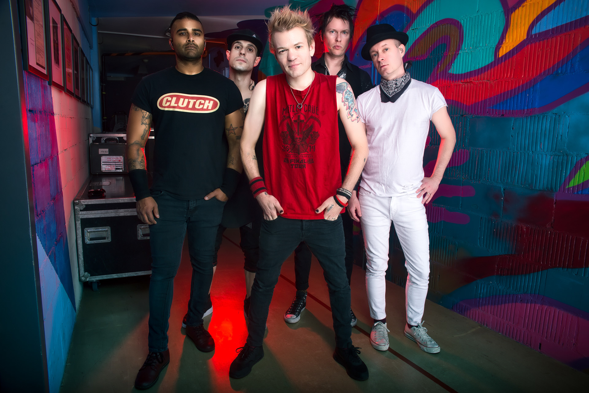 Sum 41 photoshoot @ Ancienne Belgique