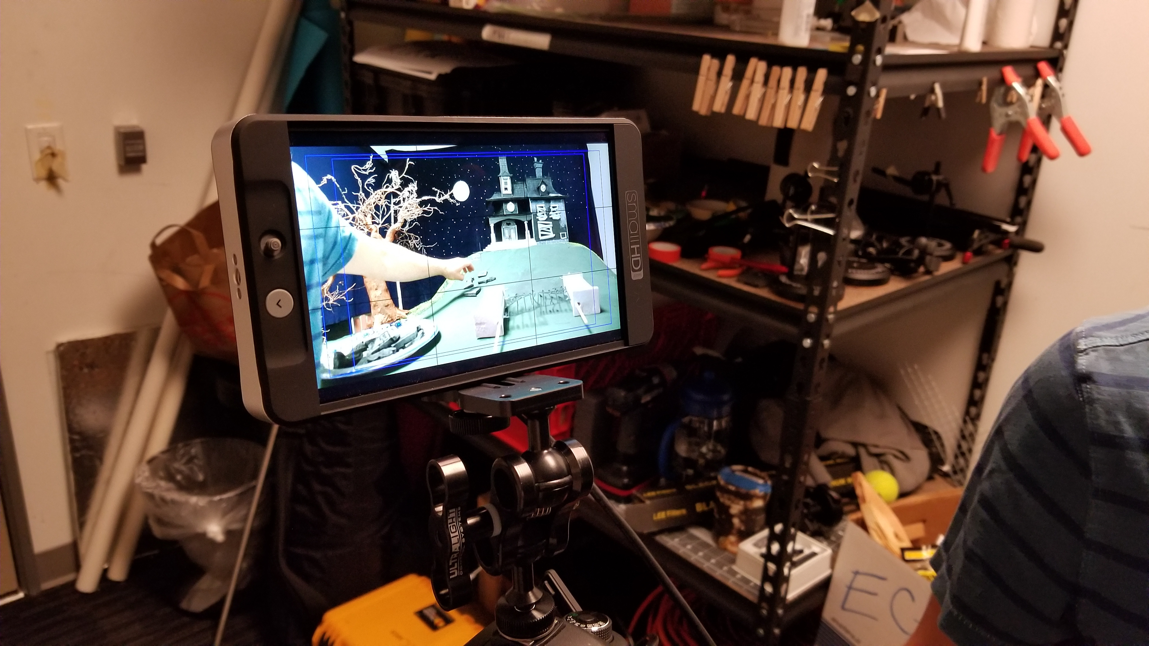 Having the camera and lenses as active players in design/fabrication helps keep things like scale and color cohesive. If it's not in frame, it doesn't need to exist.