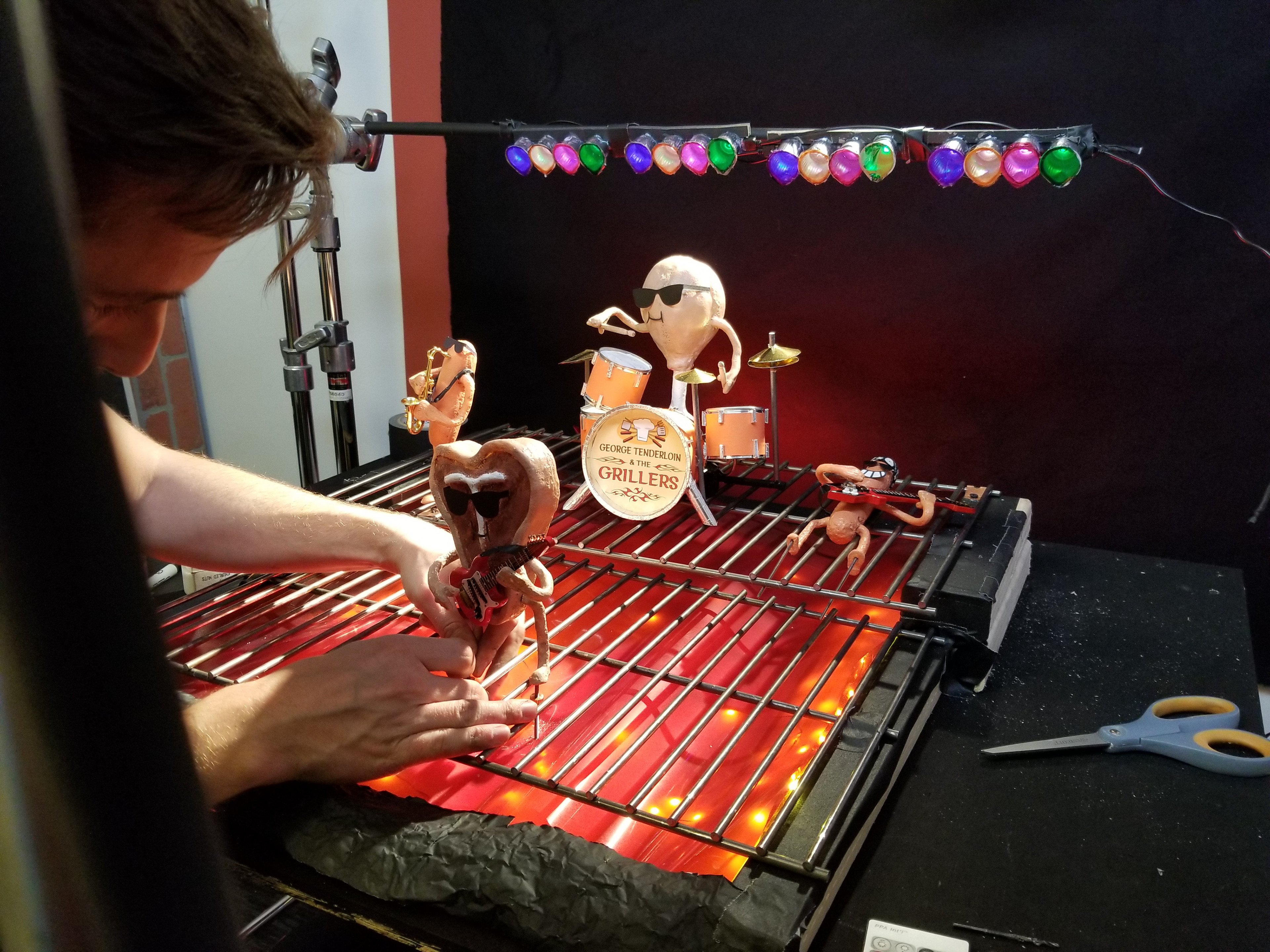 The animation was done by the very talented Jeremy Fisher who also crafted the puppets.
