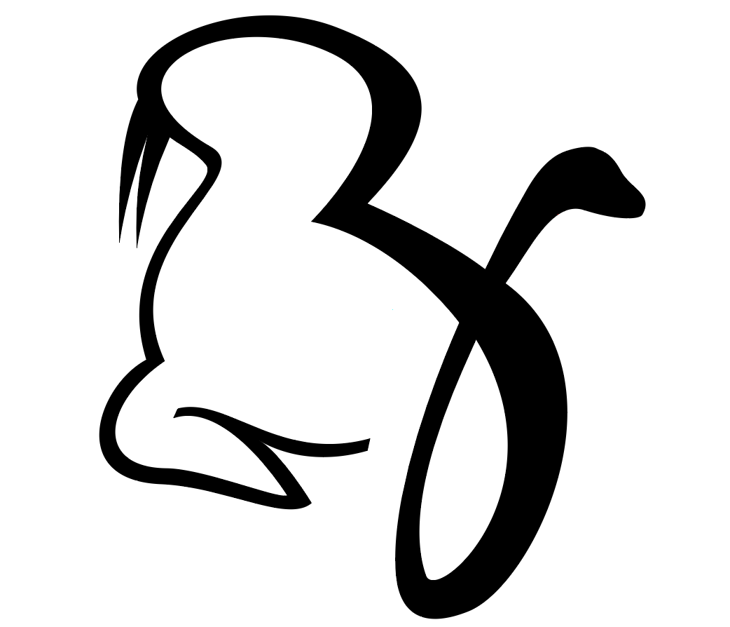 "Walrus + cursive Z" Symbol Design
