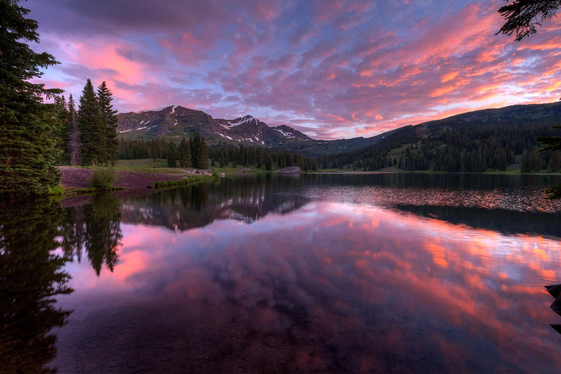 Shortly before sunrise, at Lake Irwin, near Kebler Pass.  Gunnison National Forest.Crested Butte, ColoradoJuly 14, 2017This is an HDR image consisting of 3 exposures merged in Photomatix Pro. Additional processing in Lightroom and Photoshop.PENTAX K-1, HD PENTAX-D FA 15-30mm F2.8ED SDM WRISO 100 15 mm  1.0 sec at ƒ / 16