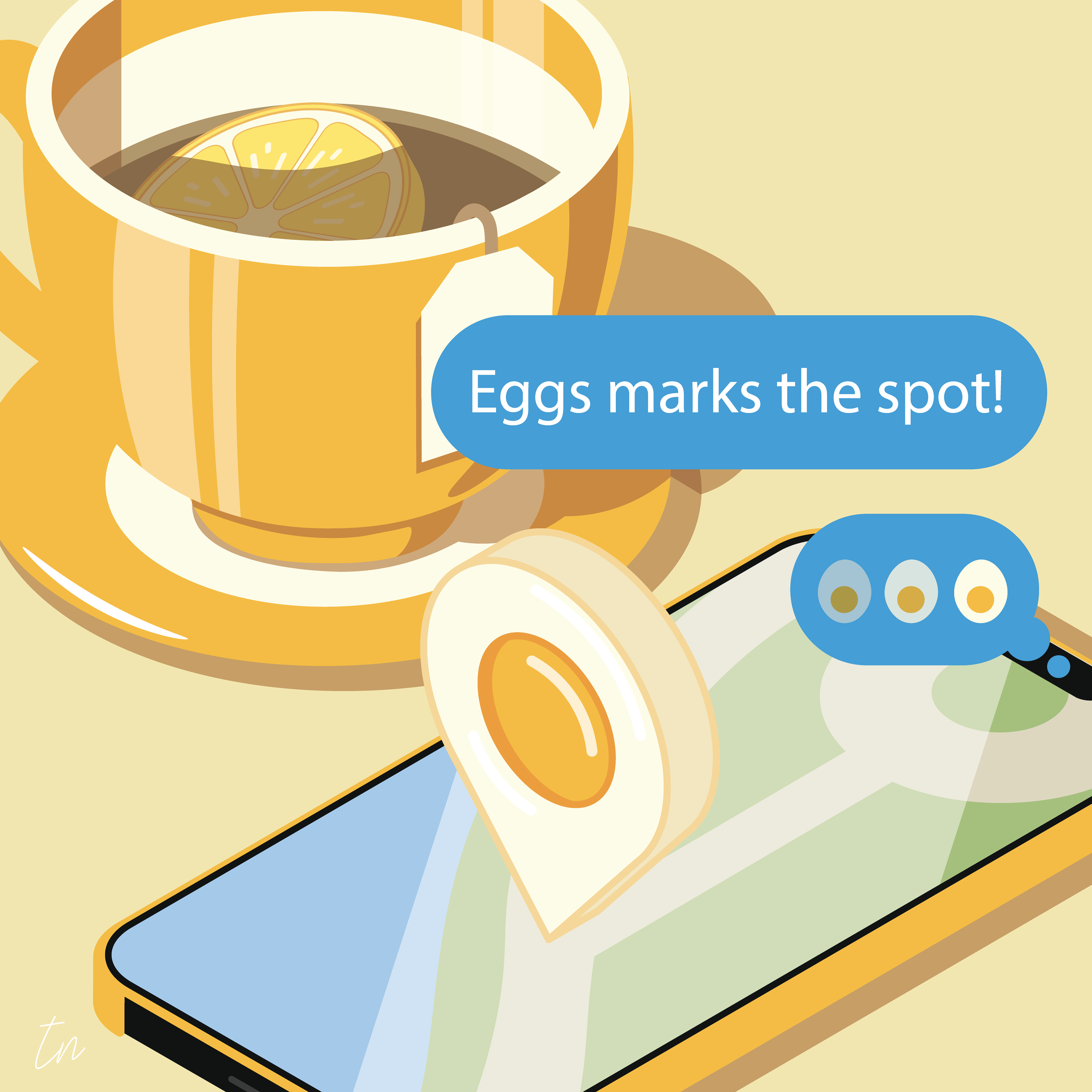Day 20 / Eggs marks the spot