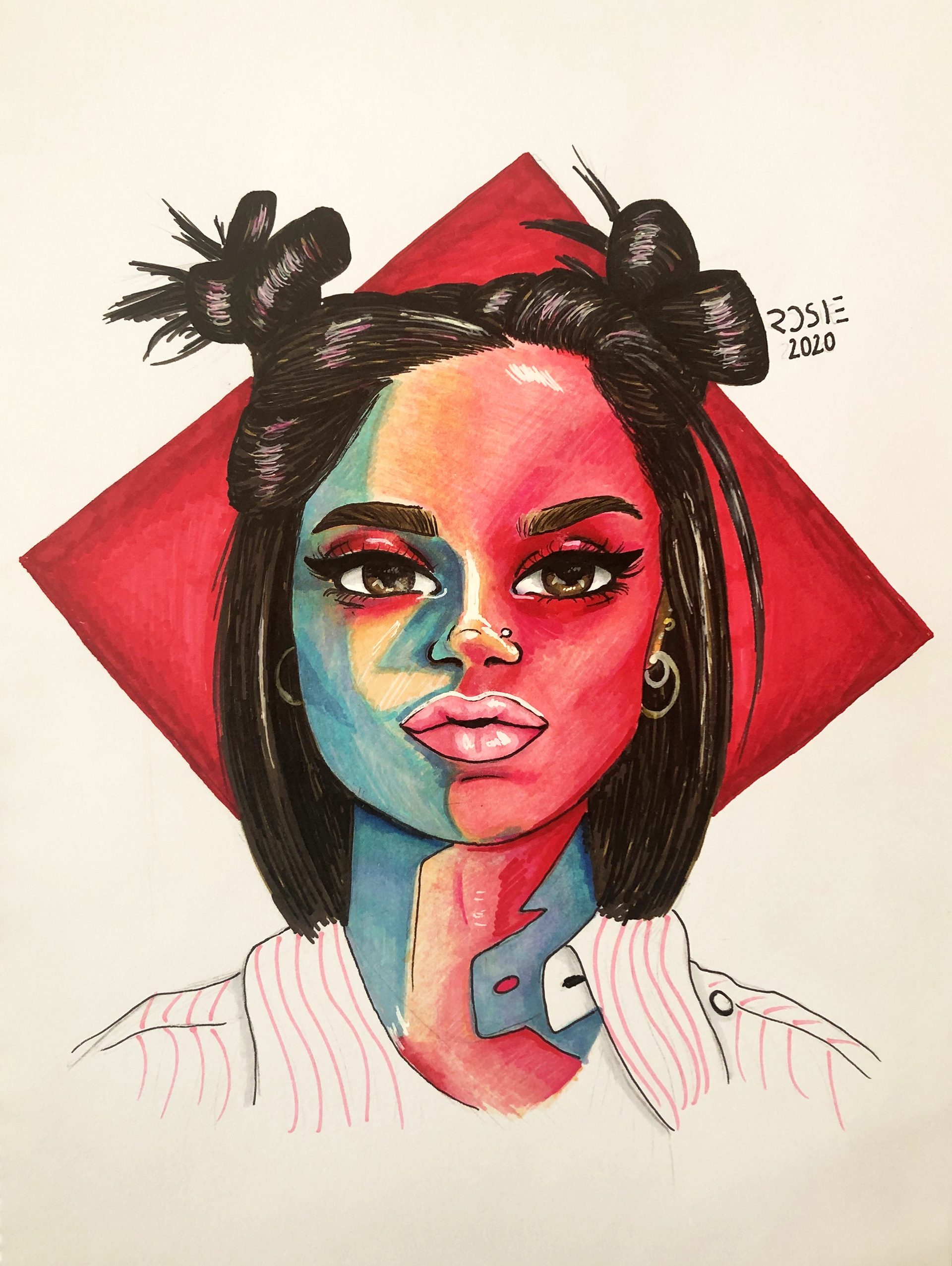 Marker Pen Illustration