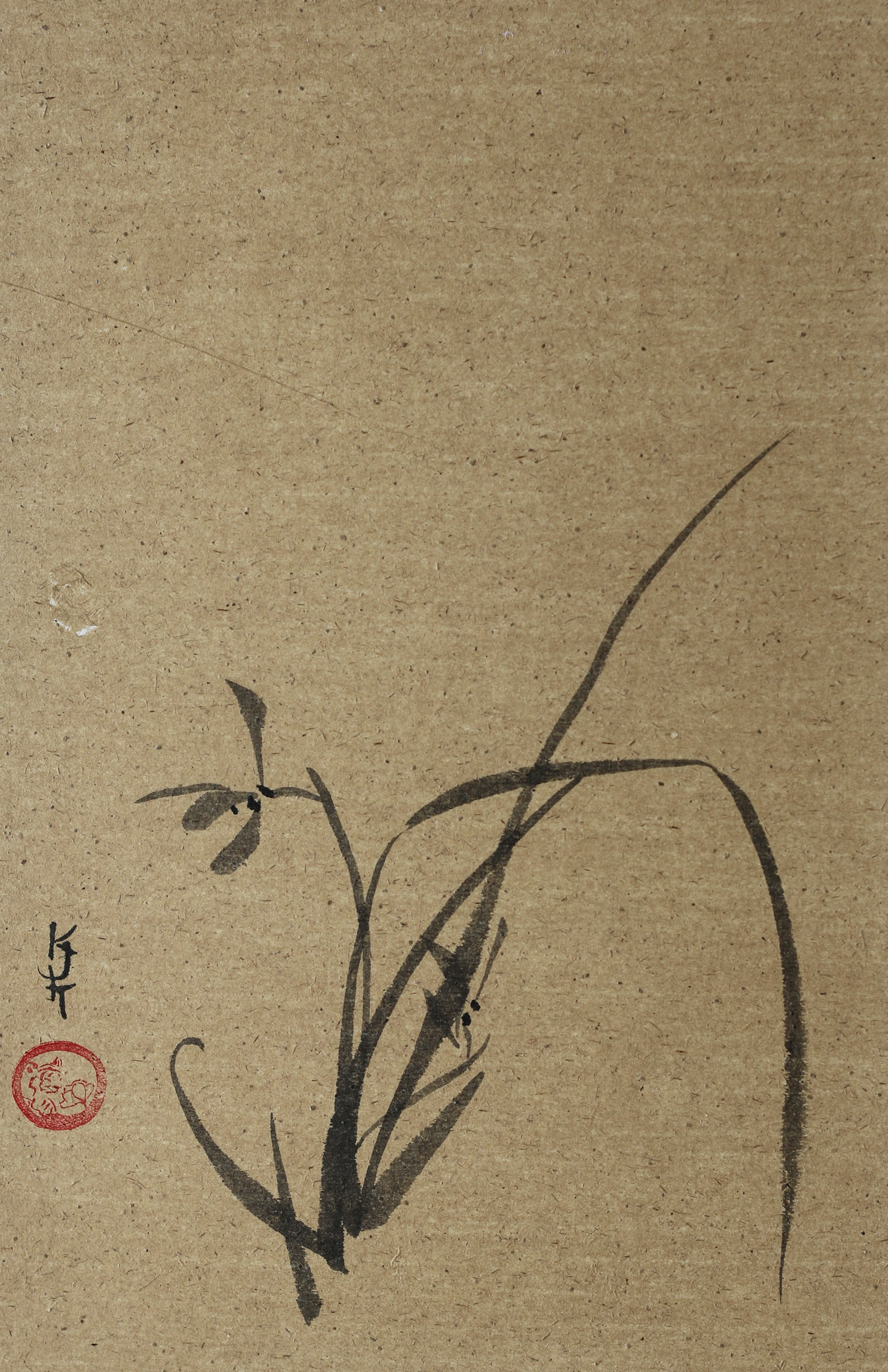 Single orchid 1 - £190 (Framed 62x45cm)