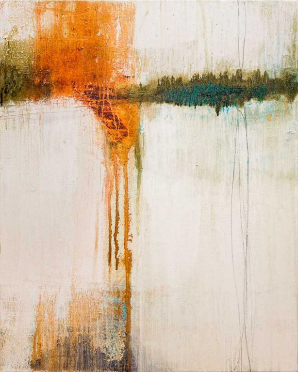 Beneath the silence / May 2011 / Mixed media on canvas / 76x60cm / Sold