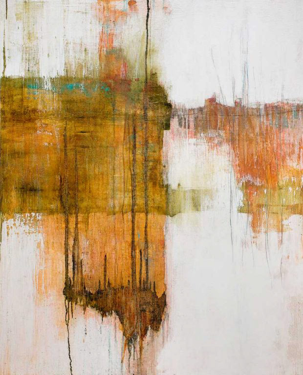 I thought I would find you here / May 2011 / Mixed media on canvas / 152x122cm / Sold