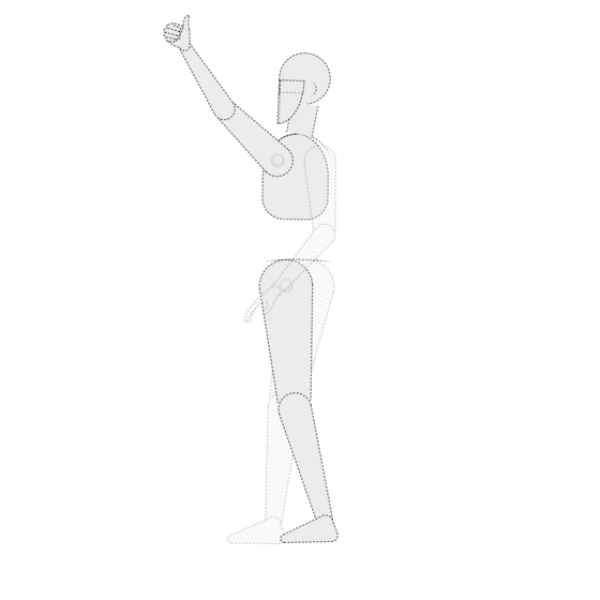 HAND MOVEMENT VIA SHOULDER JOINT