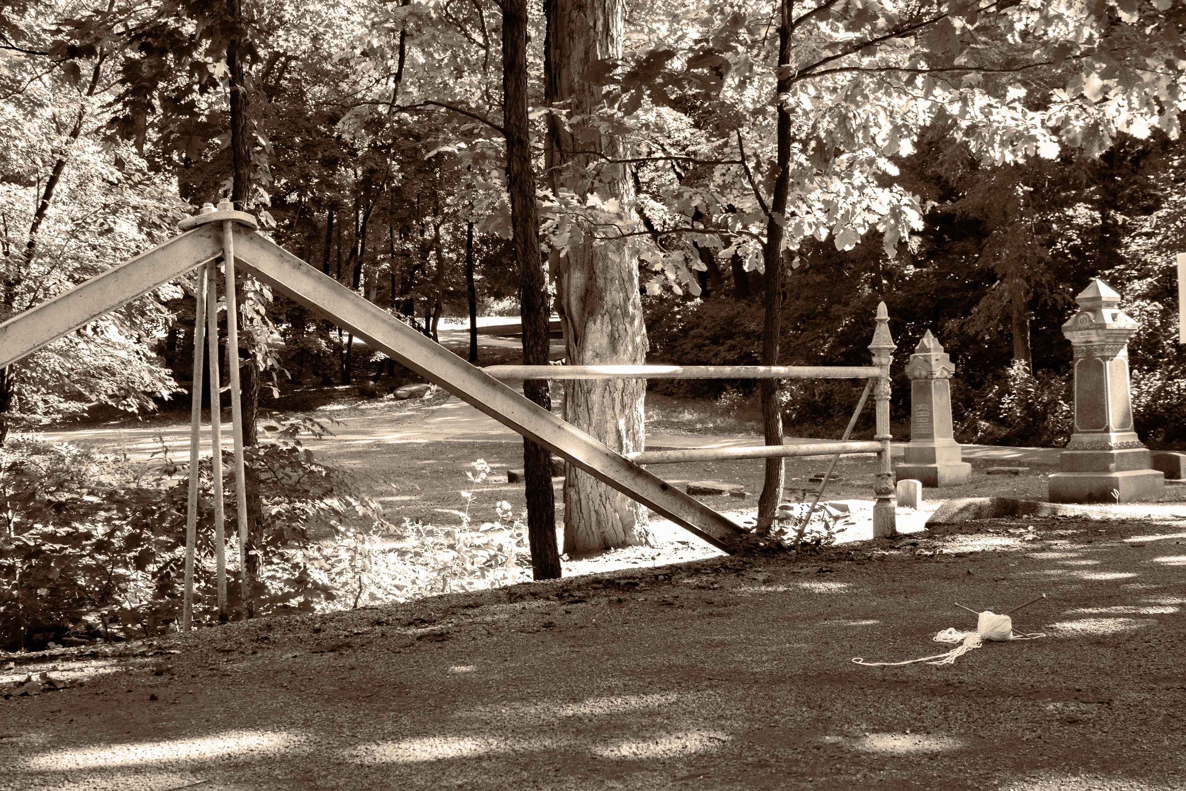 The Lady in White paces the bridge that joins the places her purity and life were stolen from her on a summer night in 1935.