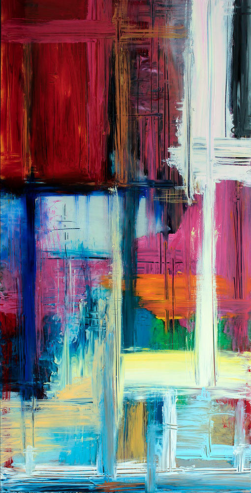 Antena, acrílico sobre metacrilato, 100x50 cm, 600 €