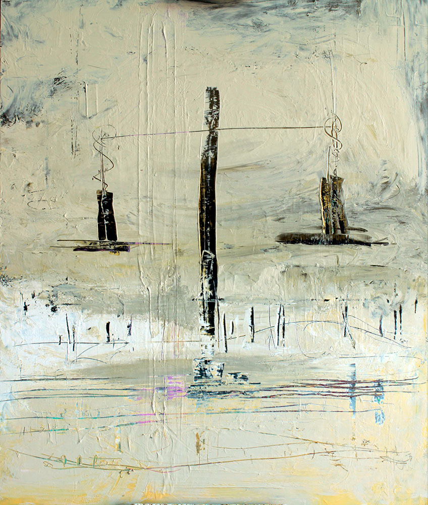 Scale, 2021. Acrylic on acrylic sheet