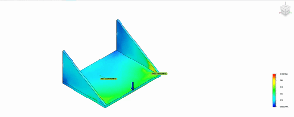 Structure Prototype B Static Analysis / Autodesk Fusion 360 / Perspective View / 2021