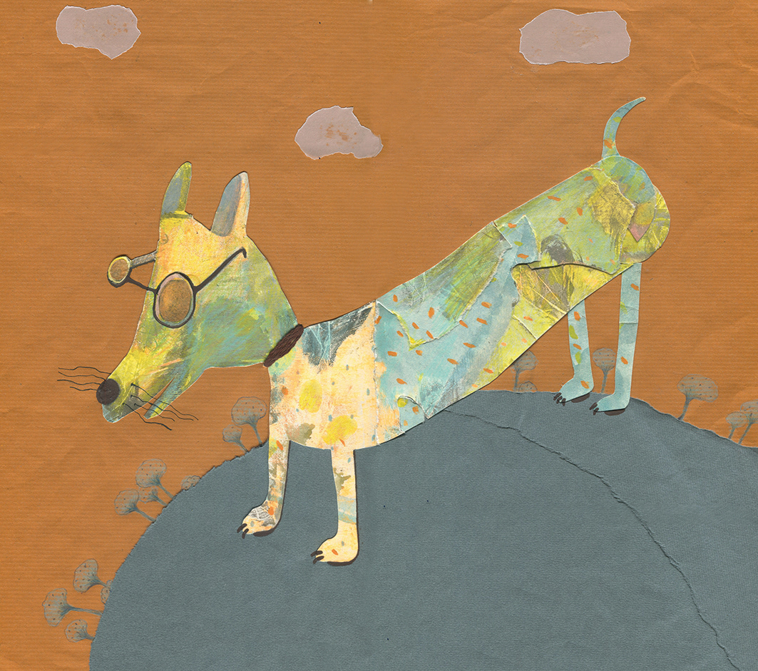 The Dogtor. Collage. 60x45cm.2018