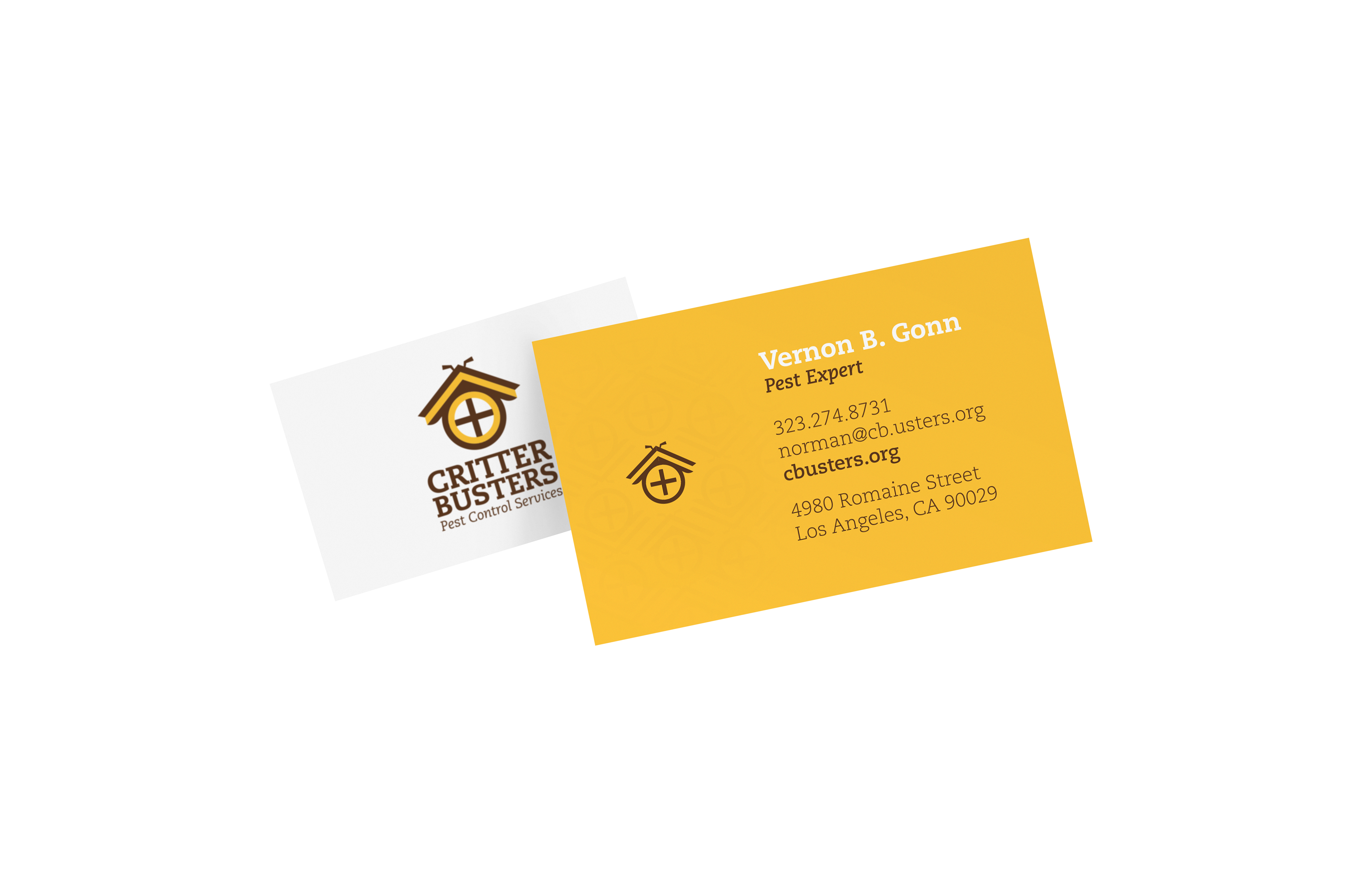 Critter Busters Business Cards