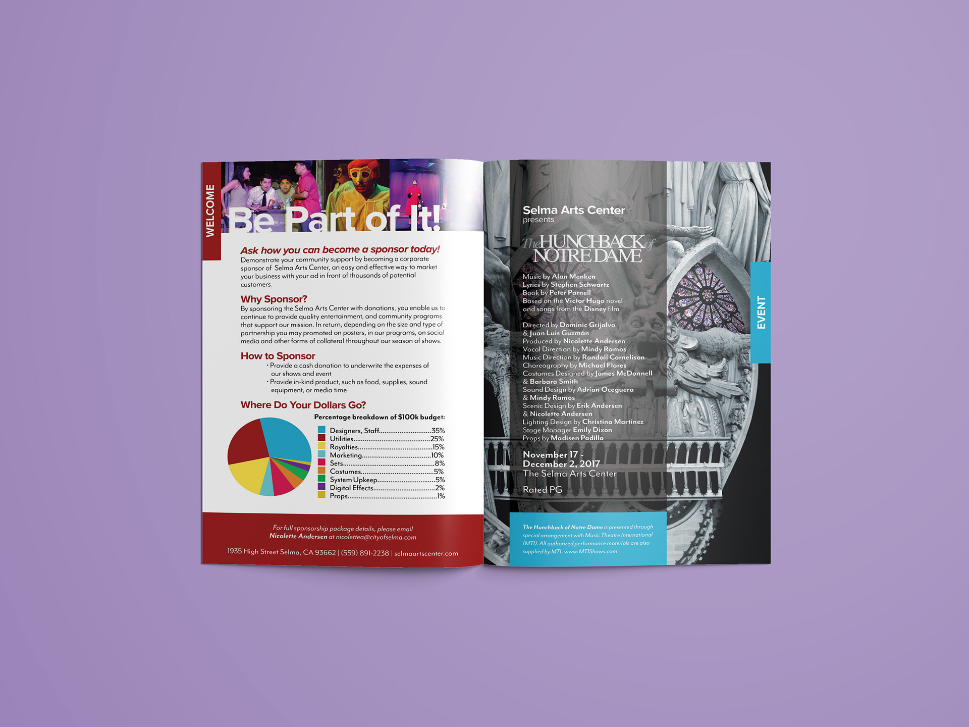 Selma Arts Center production program