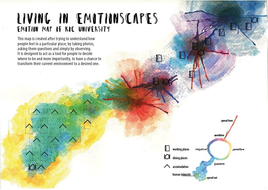Emotion map of Koc University, Istanbul