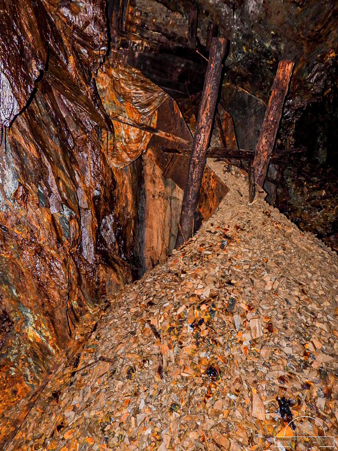 Verladerampe im Bergwerk