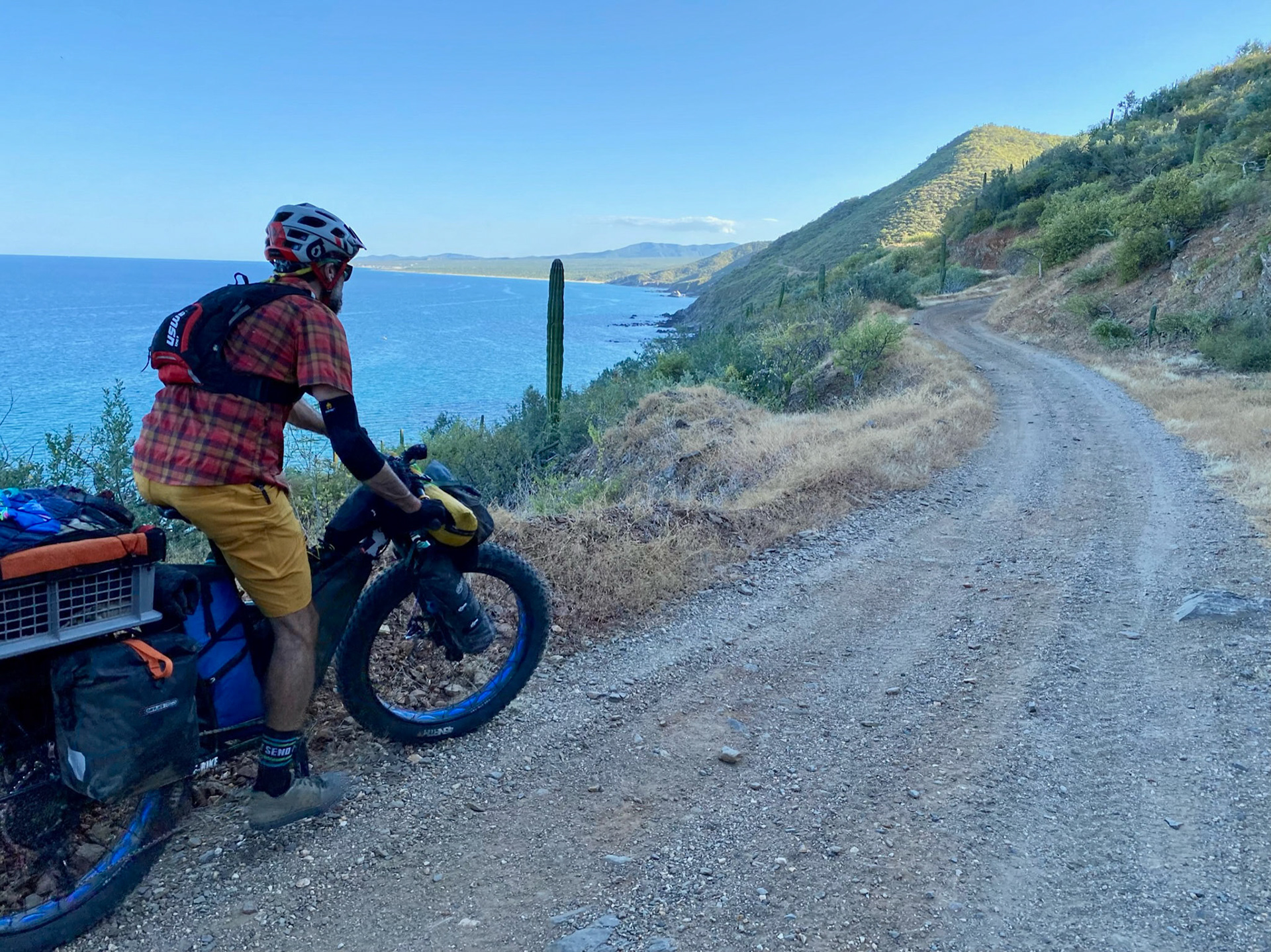 Biking Day 1: beautiful road along the coast