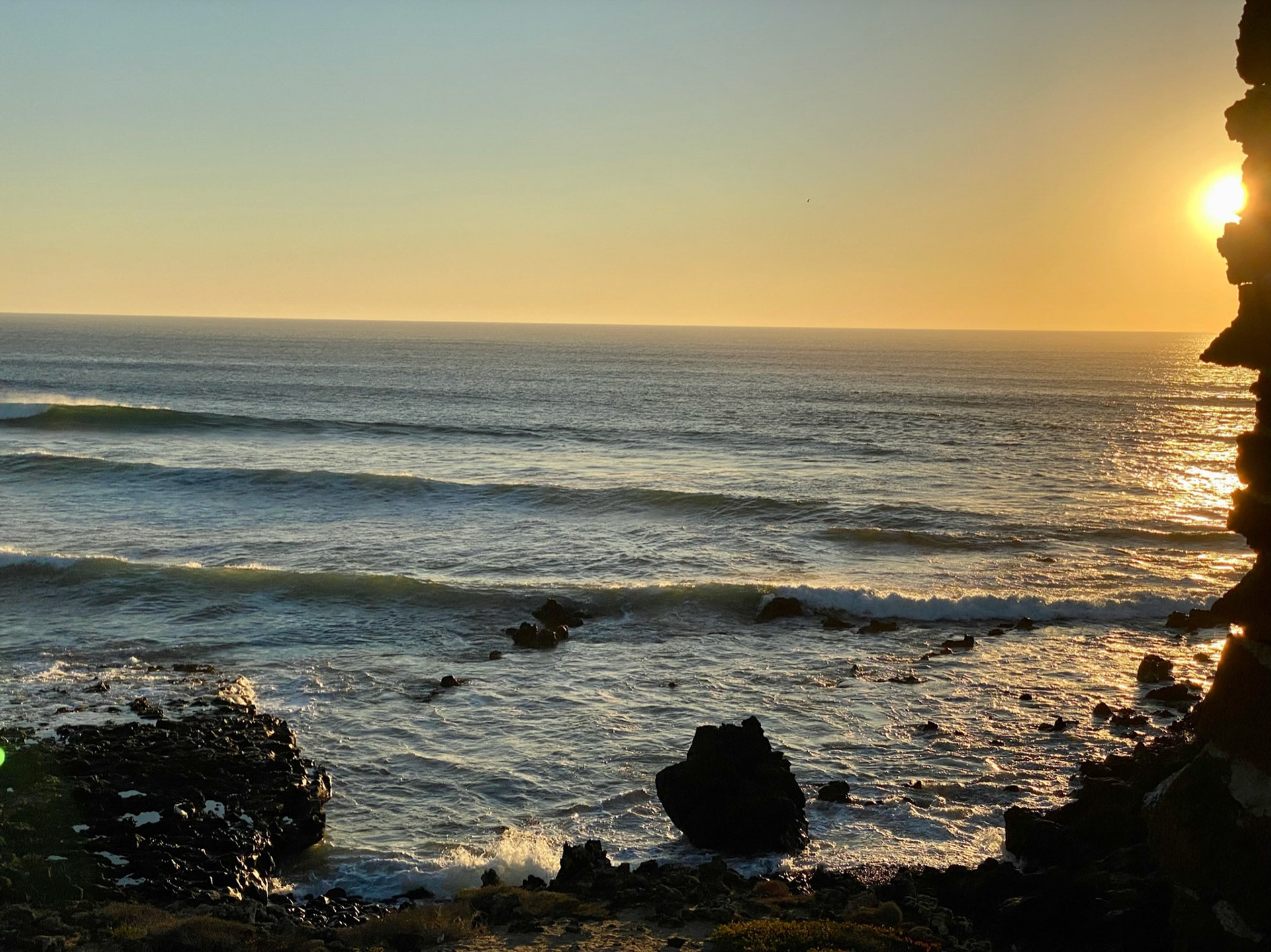 Camp 3 Drive Down: The Pacific from Campo Don Alvaro at La Chorera Community outside San Quintín.