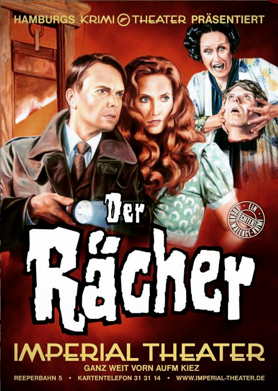 plakat der rächer, verscheidene schauspiel porträts
