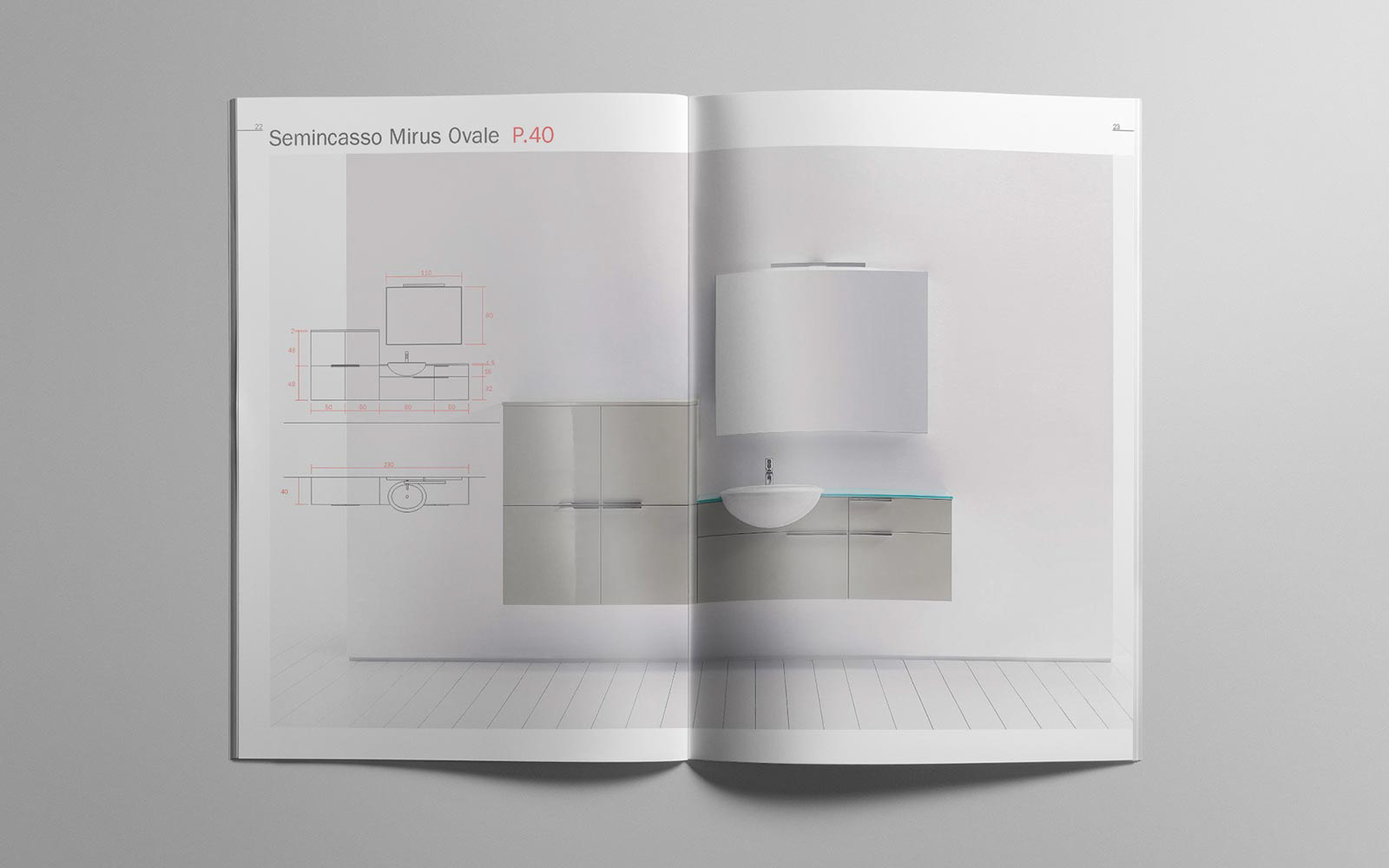 catalogo di prodotto per showroom Inda S.p.A.