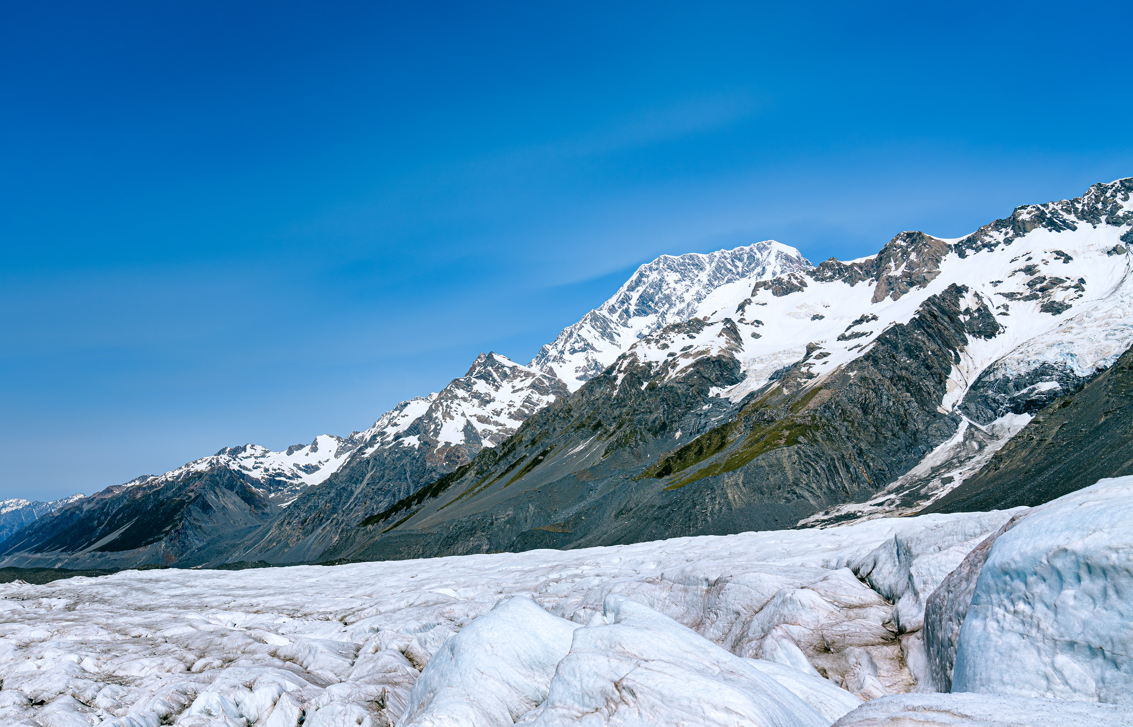 Mount Cook and Tasman Glacier, New Zealand