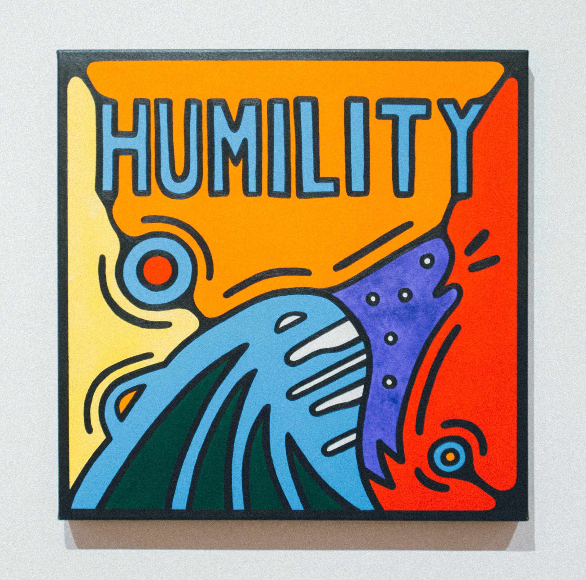 Humility, 24” x 24”, Acrylic on canvas, 2019, SOLD